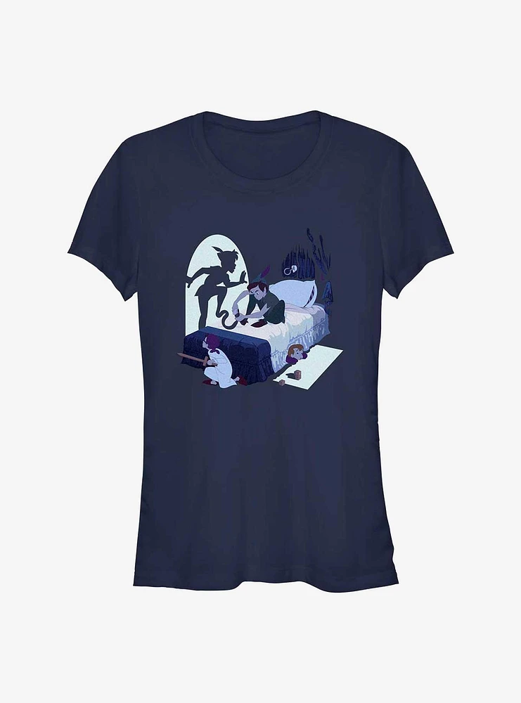 Disney Peter Pan Candid Shadow Girls T-Shirt