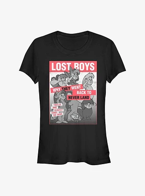 Disney Peter Pan Lost Boys Cover Girls T-Shirt