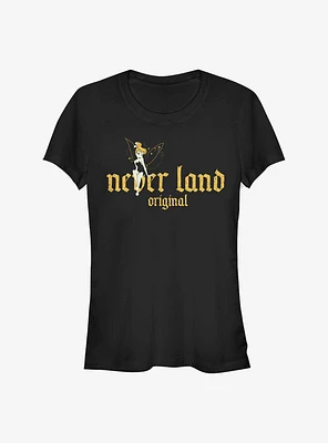 Disney Peter Pan Tinker Bell Never Land Original Girls T-Shirt