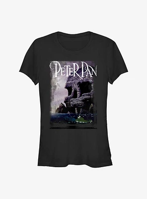 Disney Peter Pan Skull Rock Scenery Poster Girls T-Shirt