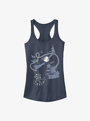 Disney Peter Pan To The Second Star And Back Girls Tank