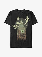 Disney Peter Pan Big Ben Flying T-Shirt