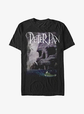 Disney Peter Pan Skull Rock Scenery Poster T-Shirt