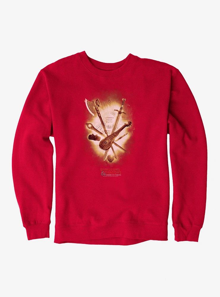 Dungeons & Dragons: Honor Among Thieves Choose Your Path Sweatshirt