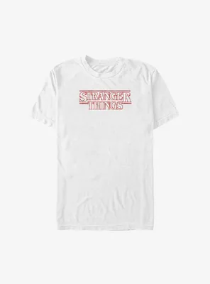 Stranger Things Distressed Logo Big & Tall T-Shirt