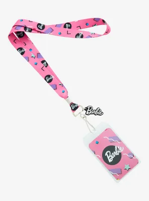 Barbie Retro Allover Print Lanyard - BoxLunch Exclusive
