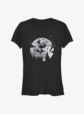 Disney Peter Pan Moonlit Flight Girls T-Shirt