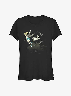 Disney Peter Pan Retro Tink Girls T-Shirt