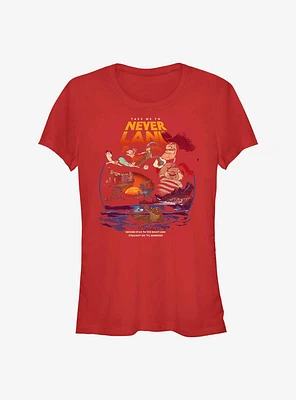 Disney Peter Pan To Never Land Girls T-Shirt