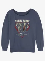 Star Wars The Mandalorian Pirate King Gorian Shard Womens Slouchy Sweatshirt