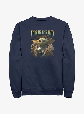 Star Wars The Mandalorian Grogu Clan of Two Sweatshirt Hot Topic Web Exclusive