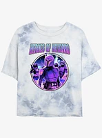 Star Wars The Mandalorian Heroes of Nevarro Tie-Dye Girls Crop T-Shirt