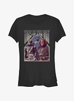 Star Wars The Mandalorian Squad Din Djarin Grogu Paz Vizsla & Bo-Katan Girls T-Shirt Hot Topic Web Exclusive