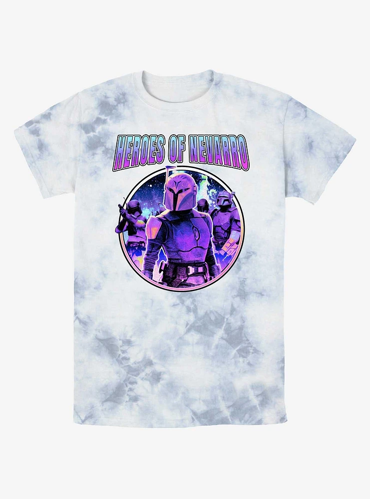 Star Wars The Mandalorian Heroes of Nevarro Tie-Dye T-Shirt