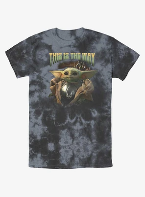Star Wars The Mandalorian Grogu Clan of Two Tie-Dye T-Shirt Hot Topic Web Exclusive