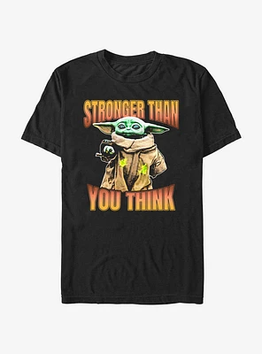 Star Wars The Mandalorian Grogu Stronger Than You Think T-Shirt