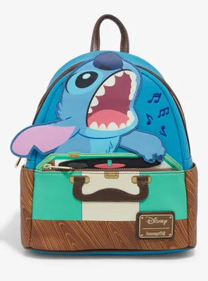 Loungefly Disney Lilo & Stitch Record Player Stitch Mini Backpack - BoxLunch Exclusive