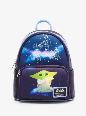 Loungefly Star Wars The Mandalorian Grogu Constellations Mini Backpack - BoxLunch Exclusive