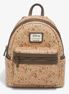 Loungefly Disney Winnie the Pooh Honeycomb Portraits Mini Backpack - BoxLunch Exclusive