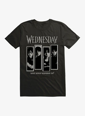 Wednesday What Would Do? Panels Extra Soft T-Shirt