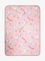 Cinnamoroll Pink Cherry Throw Blanket