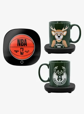 NBA Milwaukee Bucks Bango Mascot Mug Warmer With Mug