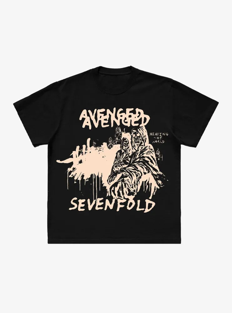 AUTHENTIC Avenged Sevenfold WHITE ALBUM Large Concert Tour T 