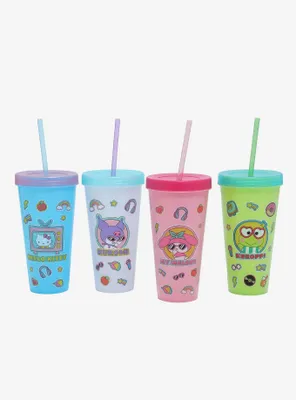 Hello Kitty And Friends Color-Changing Travel Cup Set