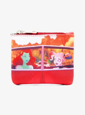 DC Comics Harley Quinn & Poison Ivy Driving Portrait Coin Purse - BoxLunch Exclusive