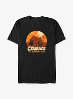 Cartoon Network Courage the Cowardly Dog Haunt Big & Tall T-Shirt