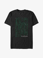 The Matrix Encyrpted Poster Big & Tall T-Shirt