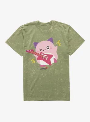 MapleStory Pink Bean Guitar Solo Mineral Wash T-Shirt
