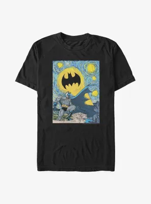 DC Comics Batman Starry Night Gotham Big & Tall T-Shirt