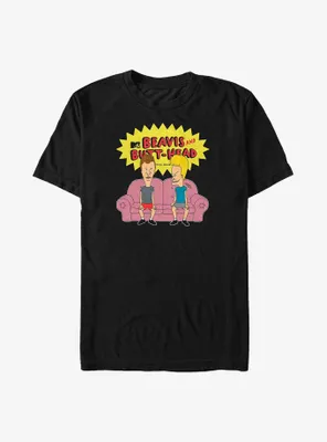 Beavis and Butt-Head Couch Potatoes Big & Tall T-Shirt