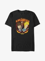 Beavis and Butt-Head Rock Heads Big & Tall T-Shirt