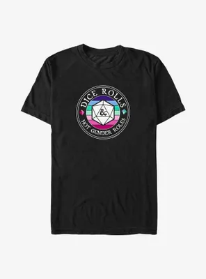 Dungeons & Dragons Dice Roles Big Tall T-Shirt