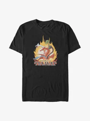 Dungeons & Dragons Dragon Flames Big Tall T-Shirt