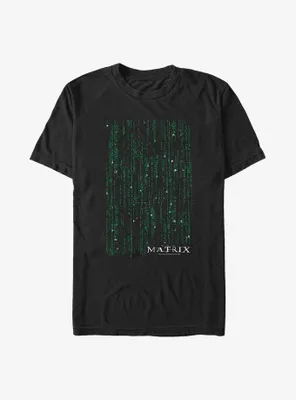 The Matrix Encyrpted Poster Big & Tall T-Shirt