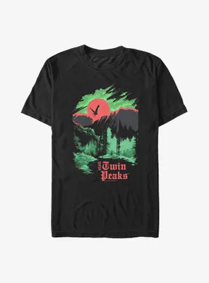 Twin Peaks Poster Big & Tall T-Shirt