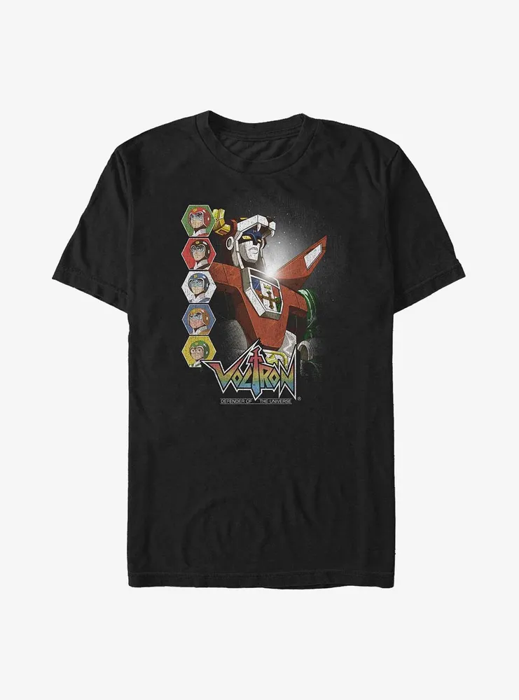 Voltron Lions Unite Big & Tall T-Shirt