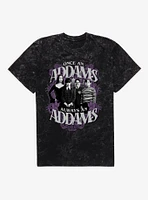 Wednesday Always An Addams Mineral Wash T-Shirt