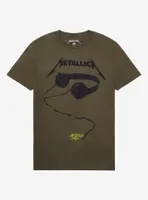 Metallica 72 Seasons Headphones Boyfriend Fit Girls T-Shirt