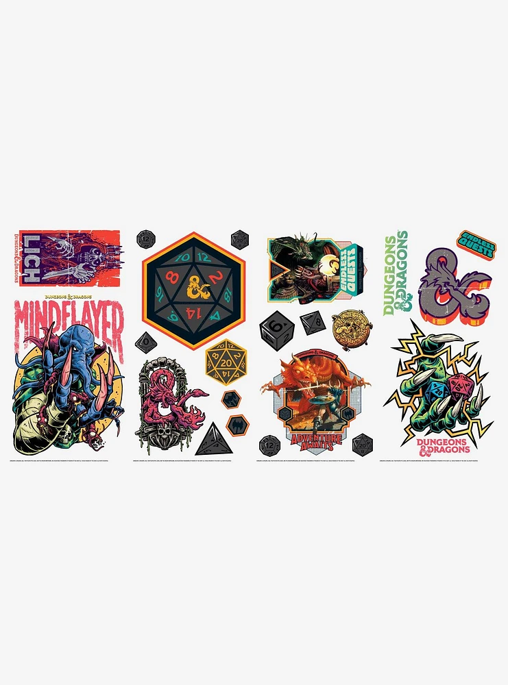 Dungeons & Dragons Peel & Stick Wall Decals
