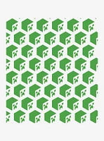 Minecraft Creeper Face Peel & Stick Wallpaper