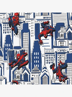 Marvel Spider-Man Cityscape Peel And Stick Wallpaper