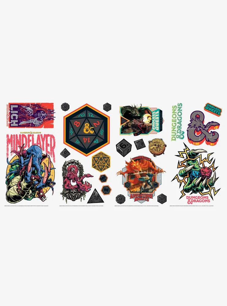 Dungeons & Dragons Peel & Stick Wall Decals