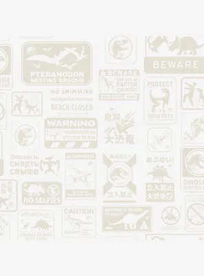 Jurassic World Dominion Signs Peel & Stick Wallpaper
