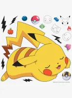 Pokemon Sleeping Pikachu Giant Peel & Stick Wall Decals