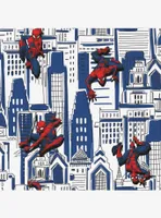 Marvel Spider-Man Cityscape Peel And Stick Wallpaper