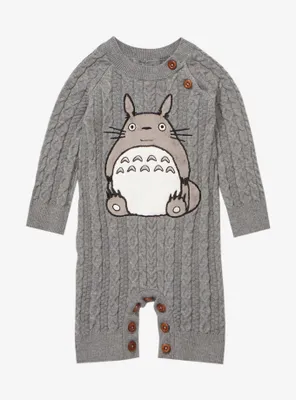 Studio Ghibli My Neighbor Totoro Cable Knit Infant One-Piece - BoxLunch Exclusive